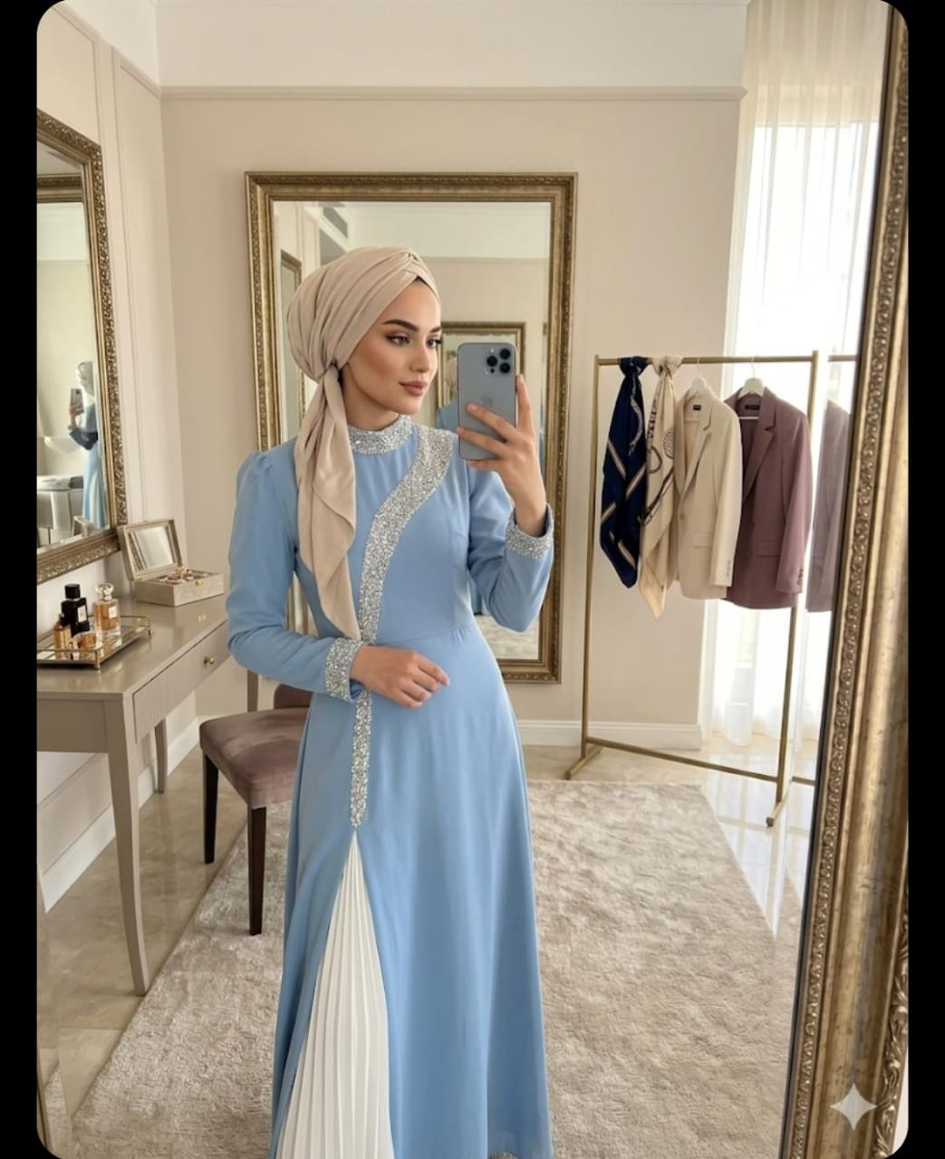 فستان نسواني طويل 😍🔥