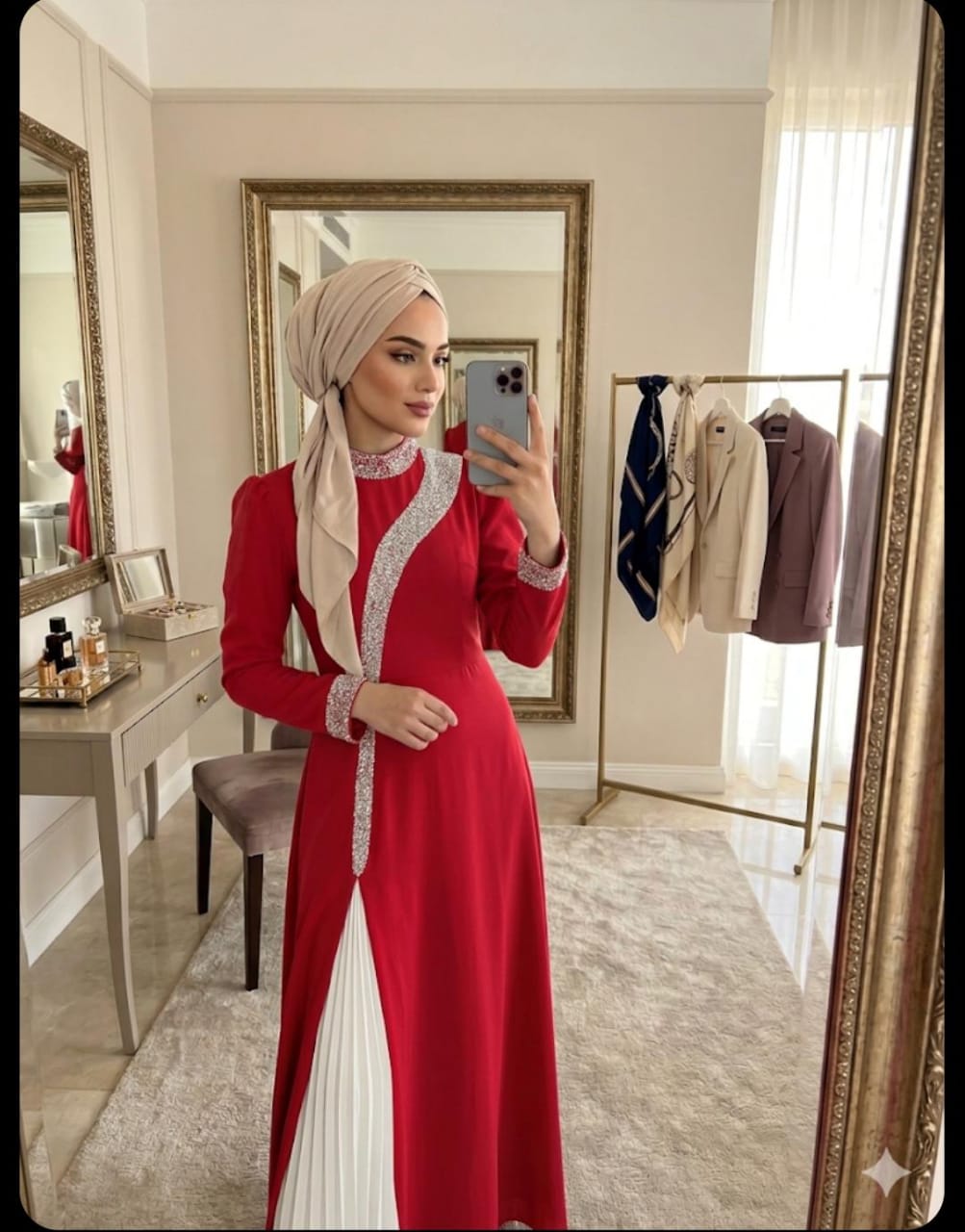 فستان نسواني طويل 😍🔥