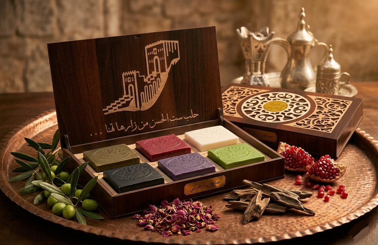 صابون حلبي معطر فاخر